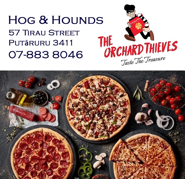 Hog and Hounds & The Orchard Thieves Pizza - Putaruru Primary School - June 24